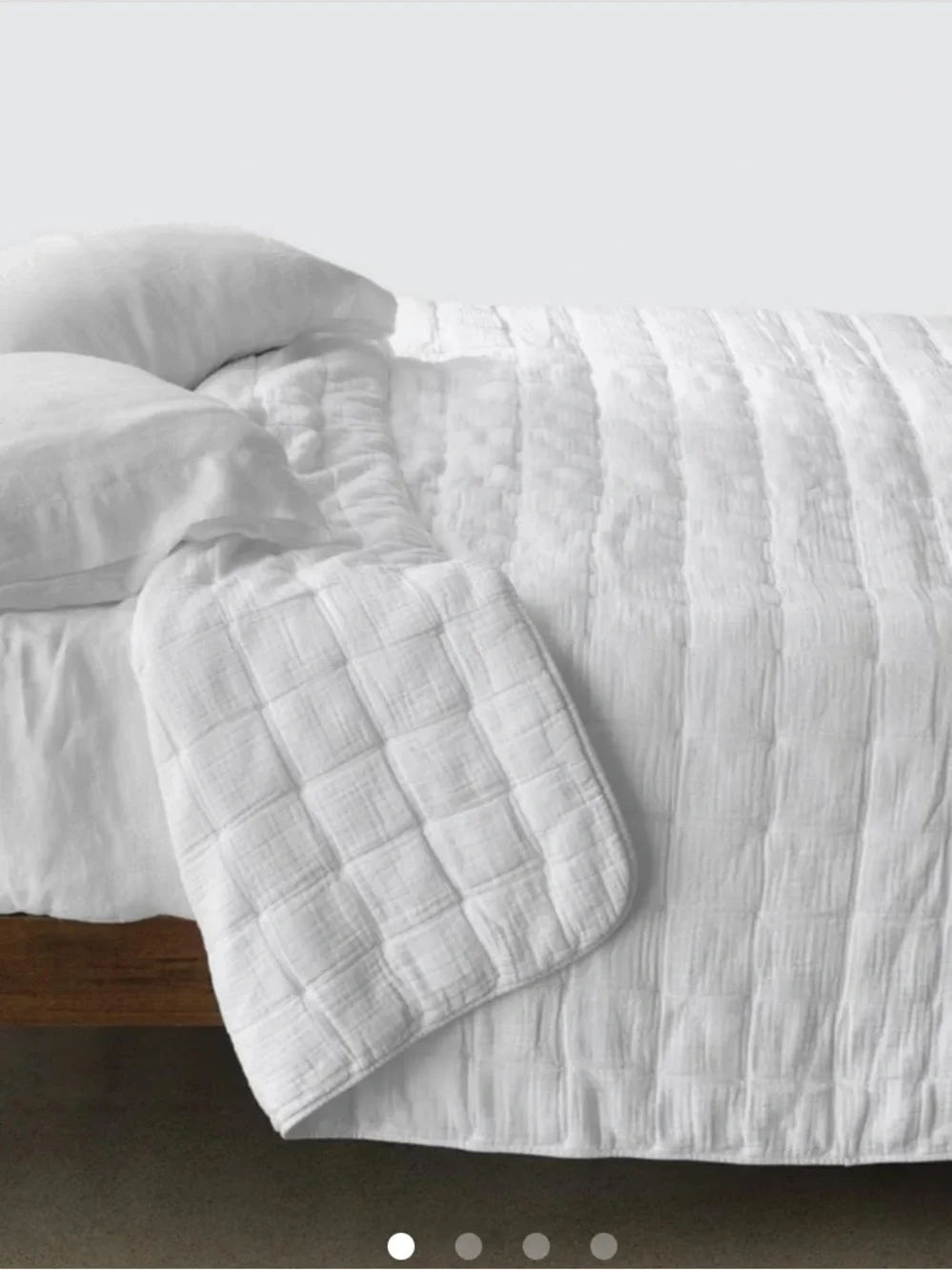 PARACHUTE 100% Organic Cotton Duvet Cover white /new FULL/QUEEN